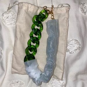 Chunky green Jcrew necklace